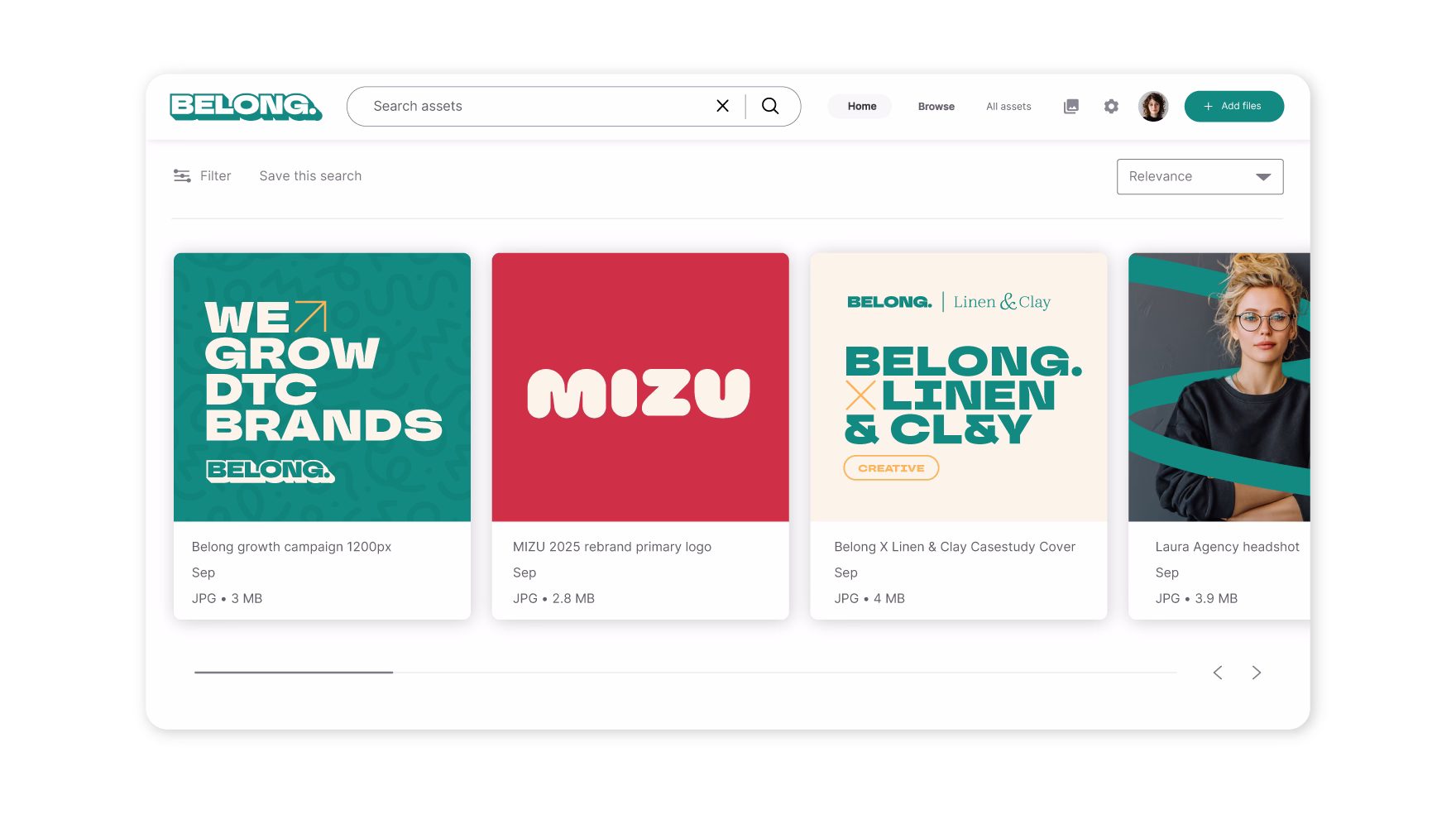 DAM for agencies - asset view