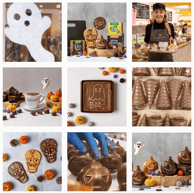 Brands on Instagram - Chococo - Seasonal product drops