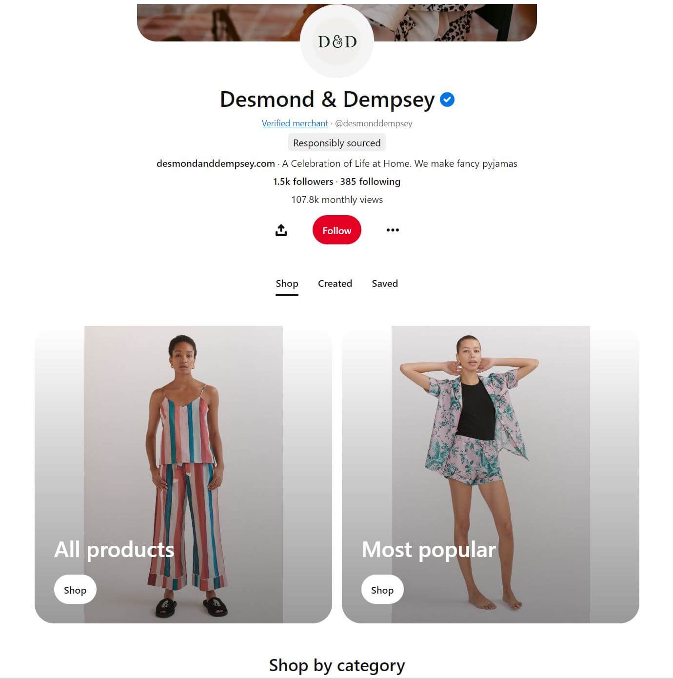 Desmond & Dempsey - Pinterest