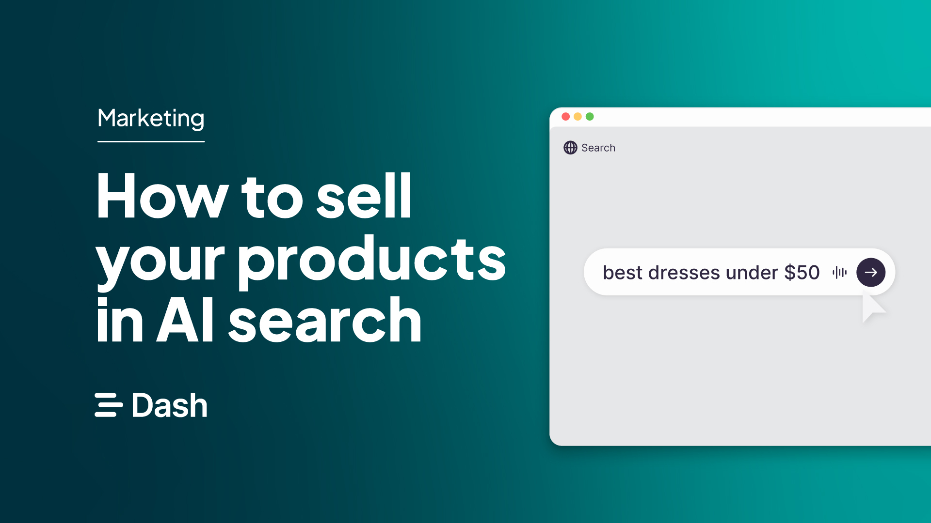 How to sell your products in AI search