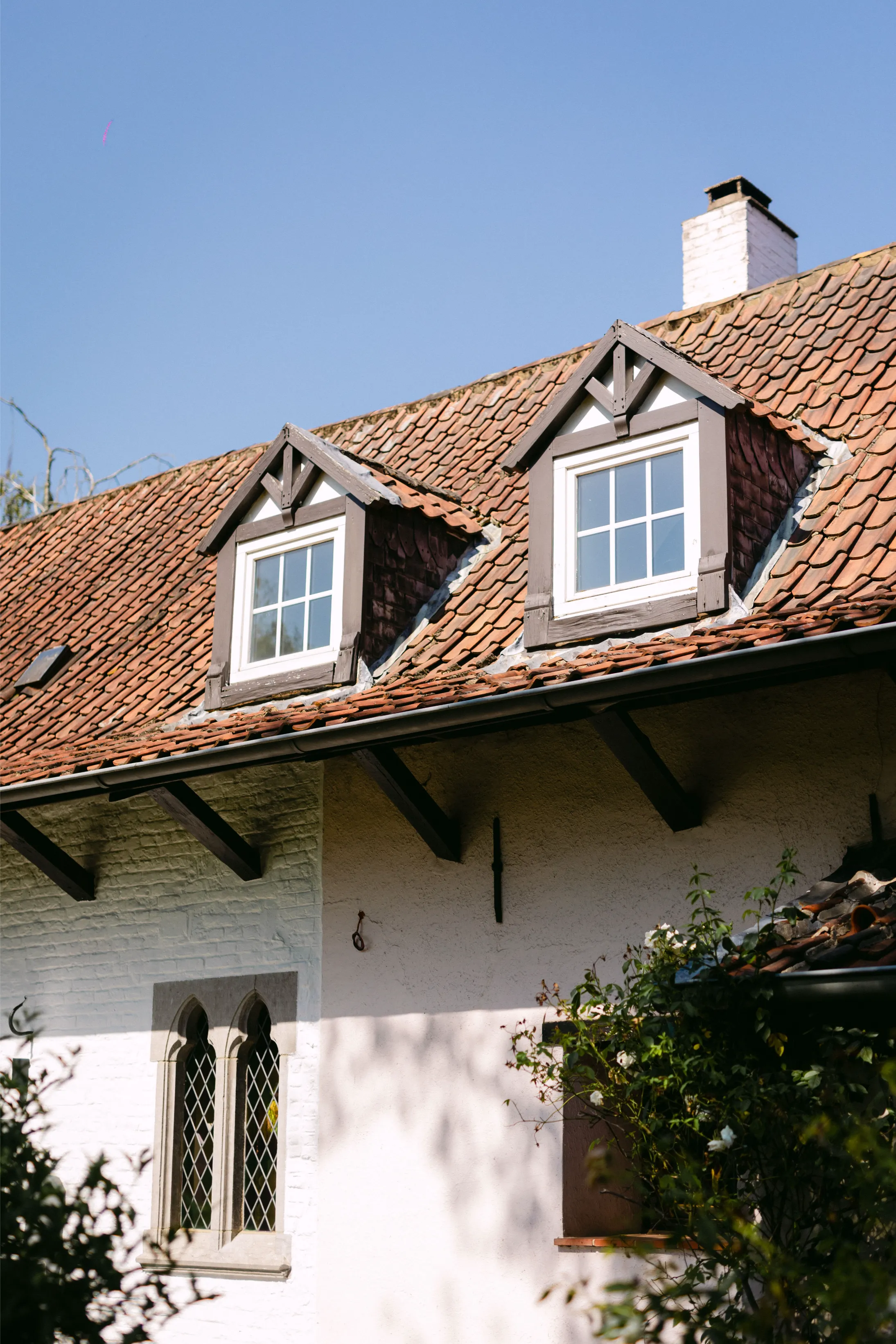Façade arrière de la Maison du Sergent, lieu événementiel à Wavre
