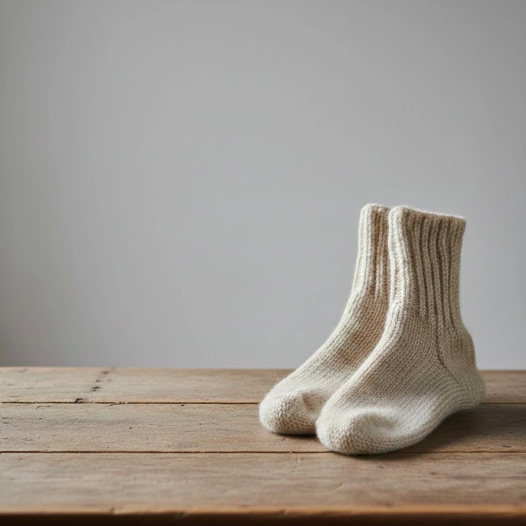 Socken aus Schurwolle