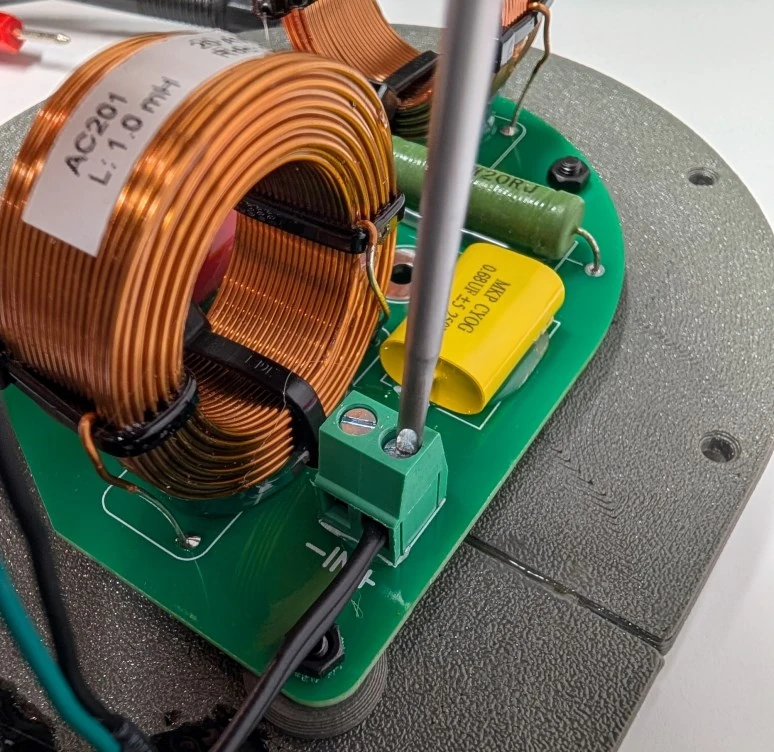 Step 20: Connect amplifier signal to crossover image 1
