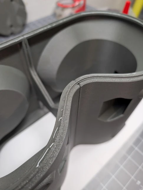 Step 08: Join the front baffle and cabinet image 1