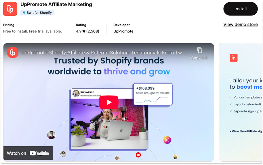 UpPromote Affiliate Marketing - S
