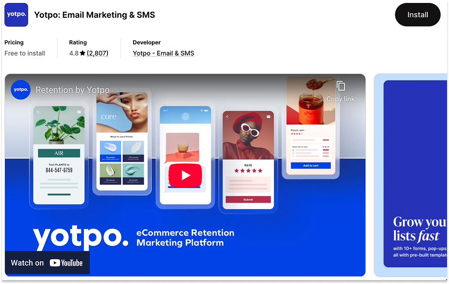 Yotpo Shopify App