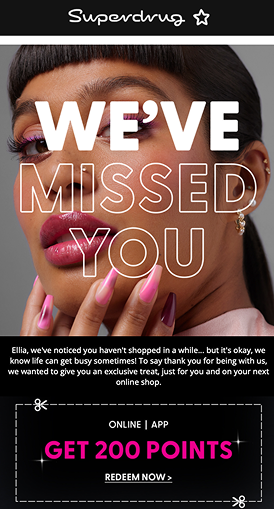 Shopify Email Marketing Campaign - Superdrug