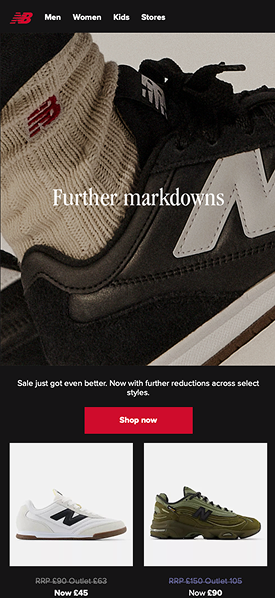 New Balance - Email Marketing Campaign