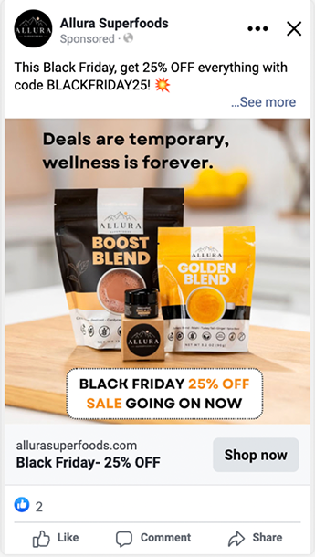 Shopify Black Friday Cyber Monday Meta Ads 