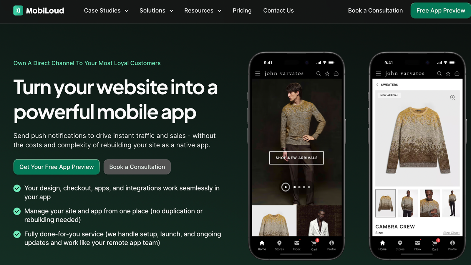Mobiloud - Shopify mobile app builder