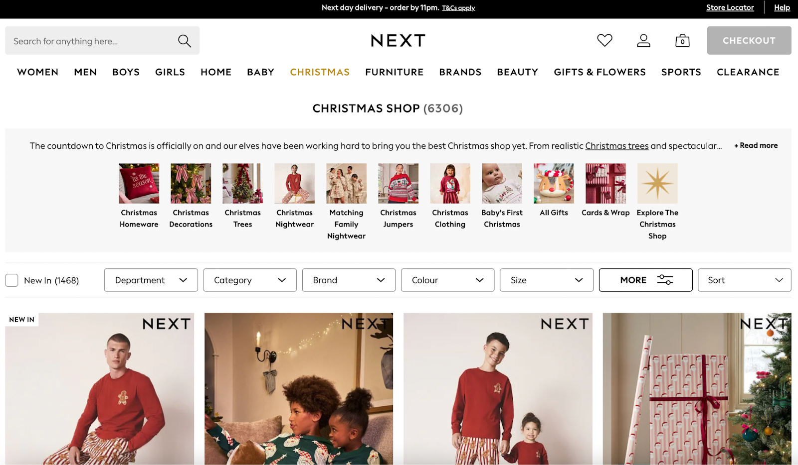 Shopify Christmas Landing Page Example