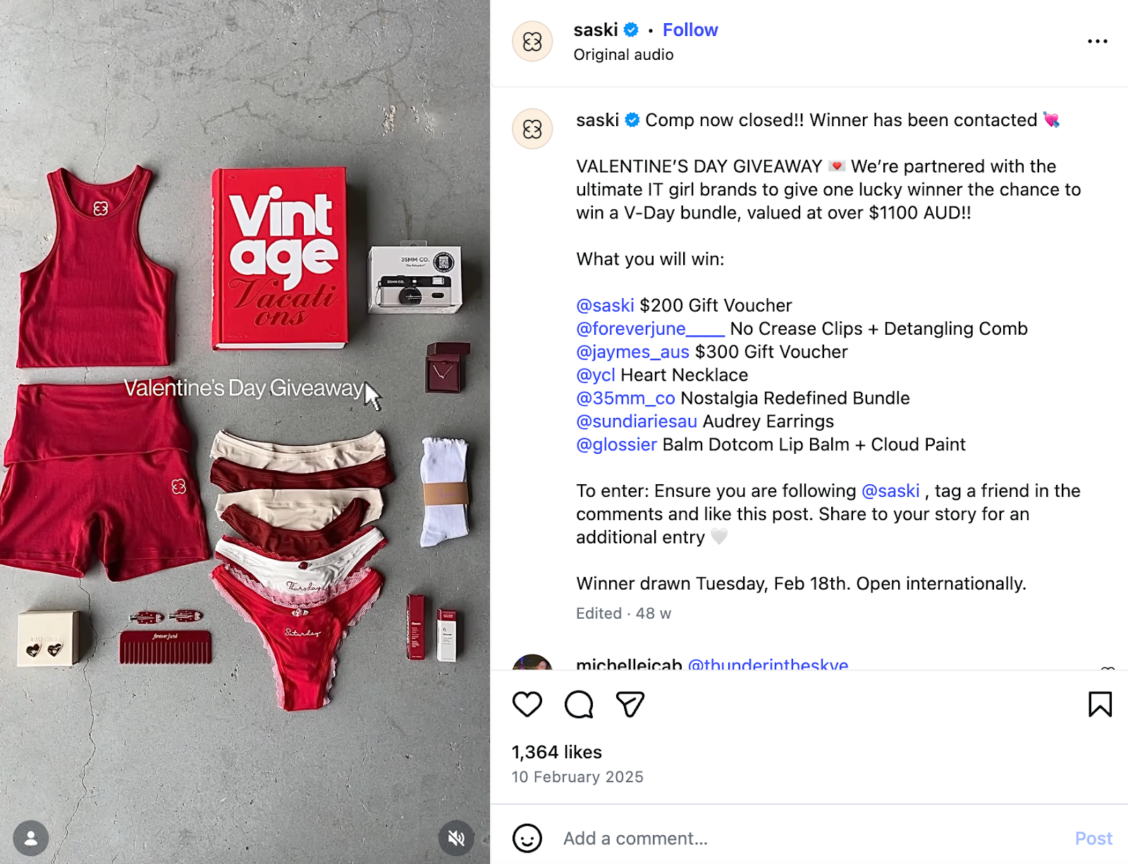 Shopify Valentine's Day - Giveaway