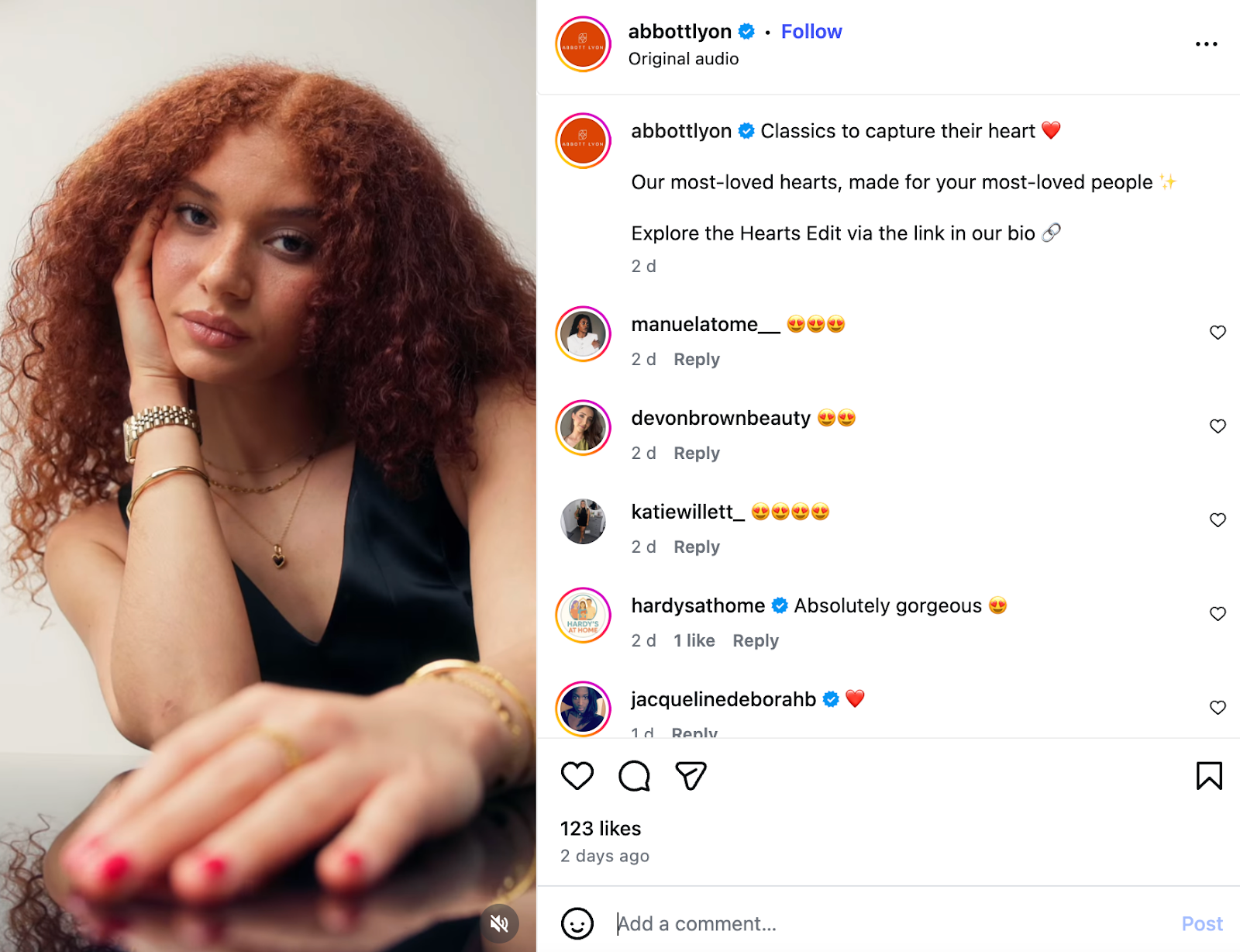 Organic Social - Abbott Lyon Valentine's Day 