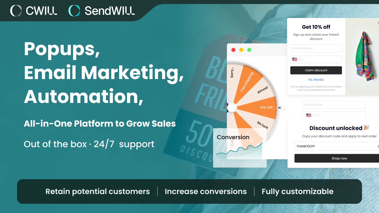 CWILL Popup Email Marketing