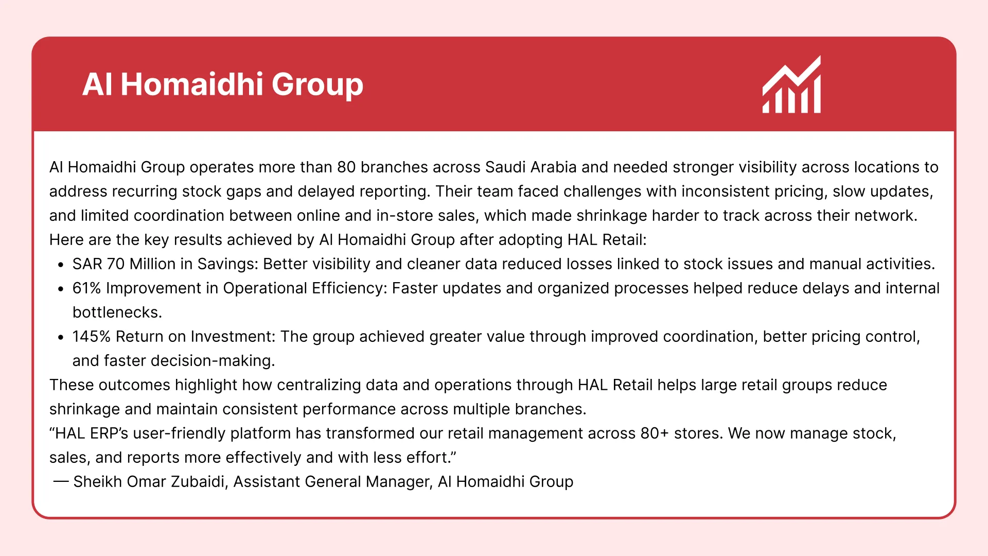 Case Study: Al Homaidhi Group