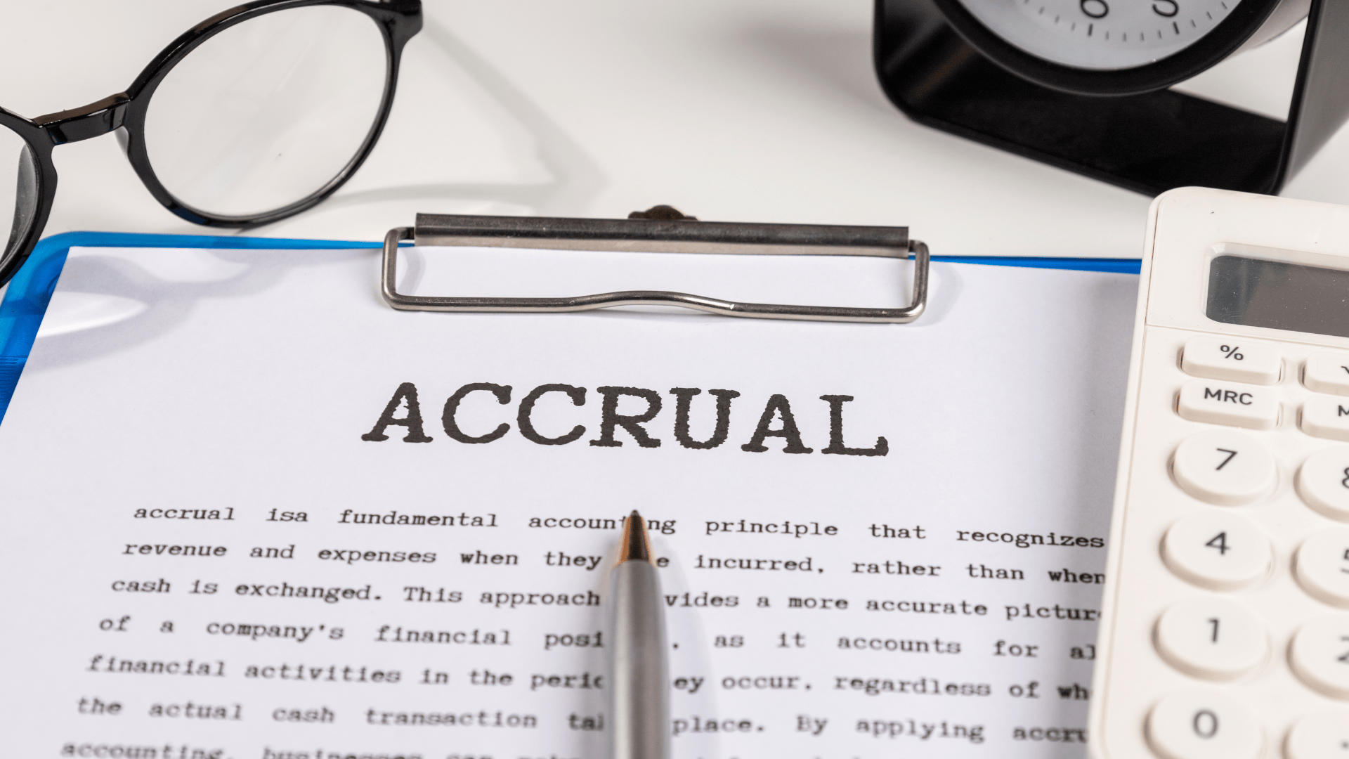 Accrual Accounting Checklist