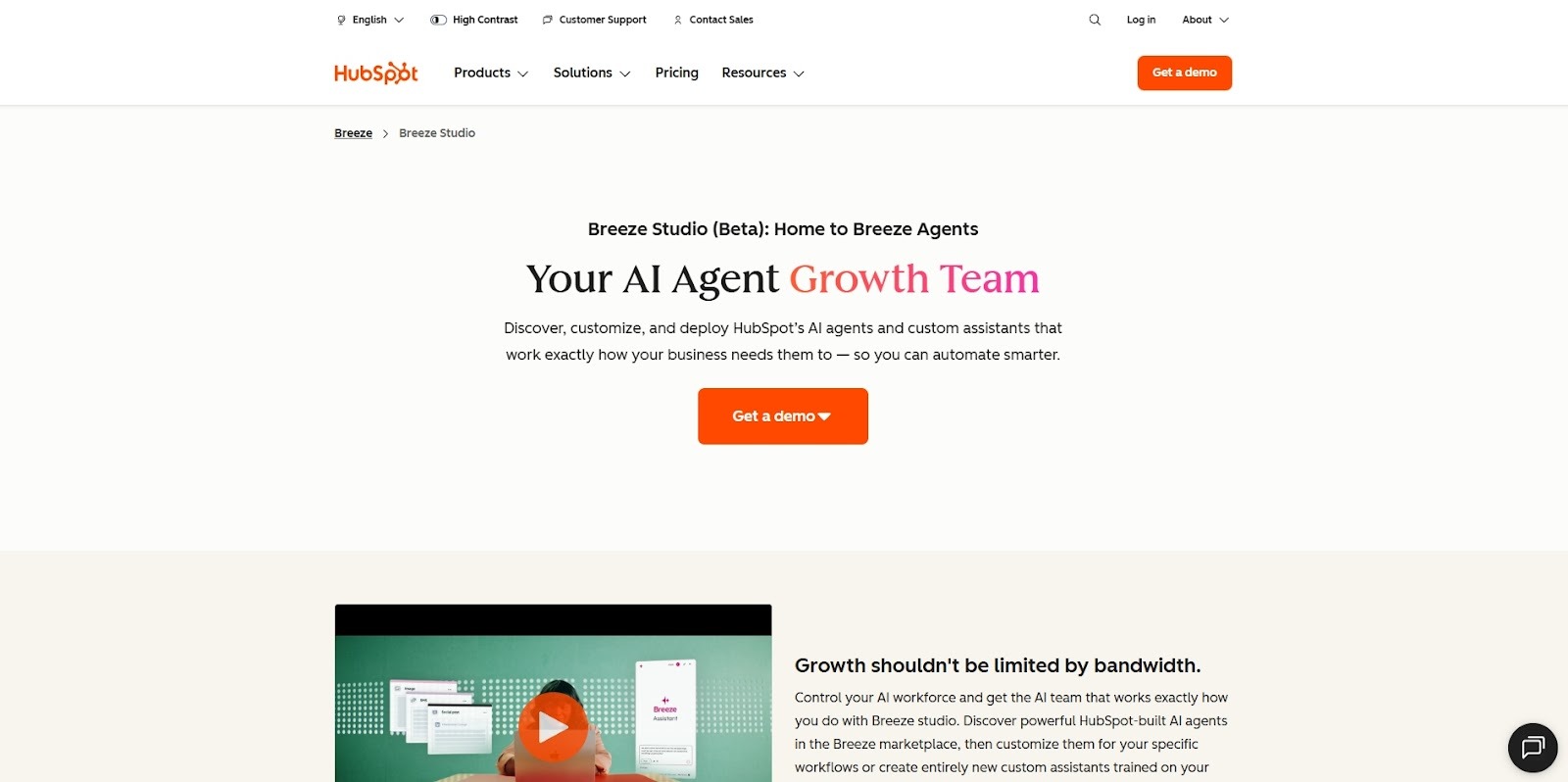 HubSpot CRM with AI Agents & Breeze Copilot