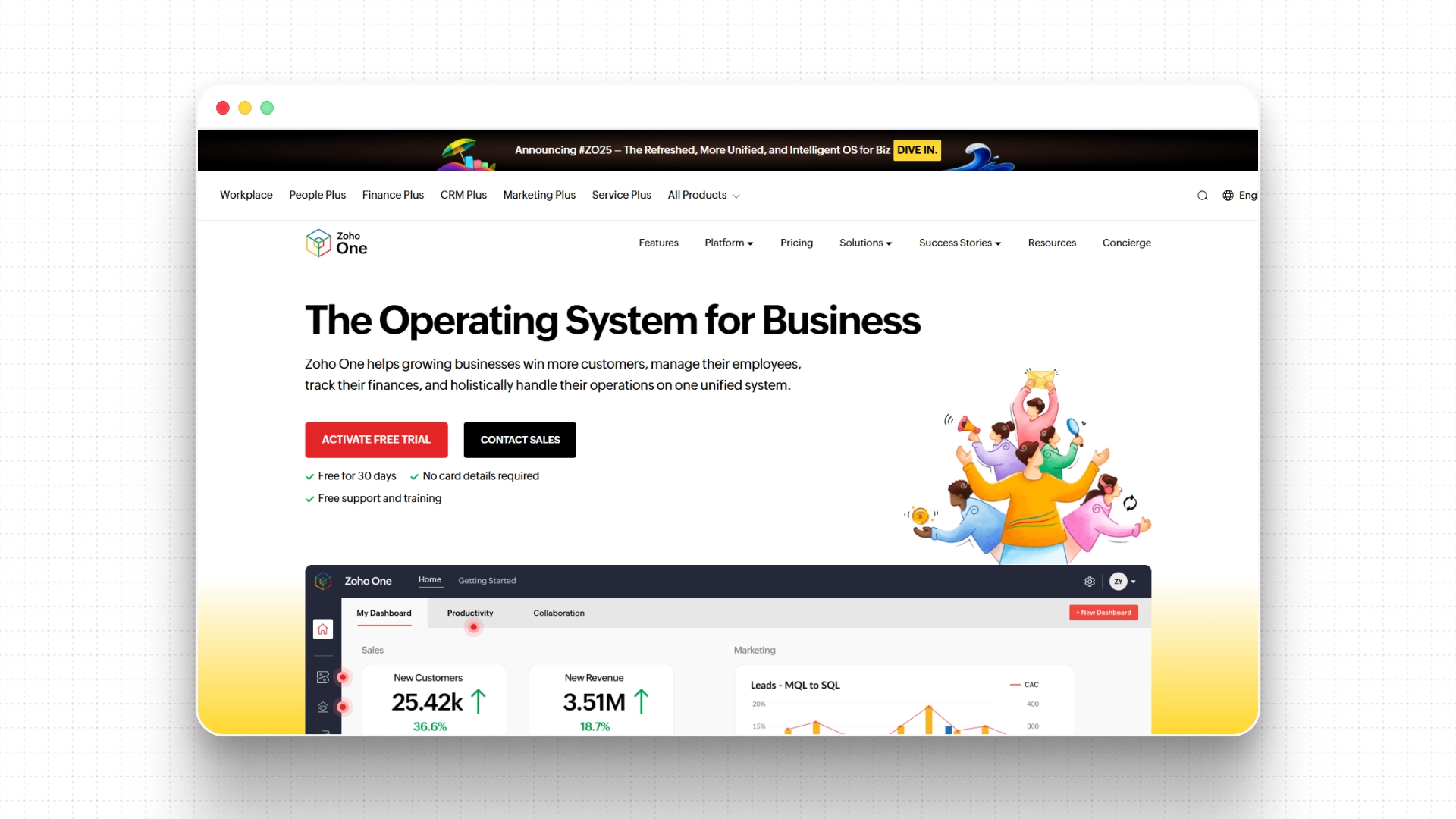 Zoho CRM/ Zoho One