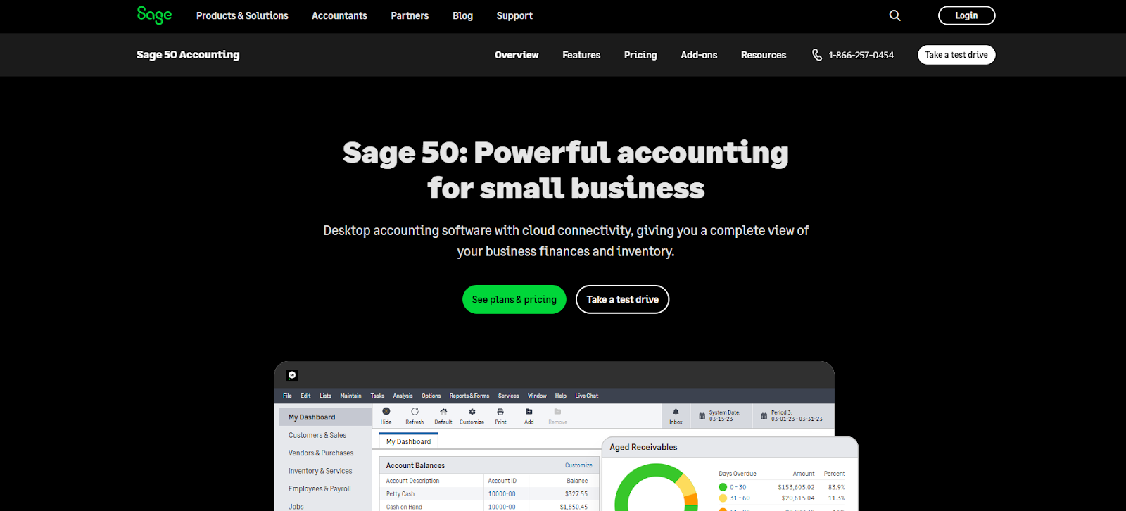 5. Sage 50 – أفضل 7 بدائل لـ QuickBooks في المملكة العربية السعودية لعام 2026