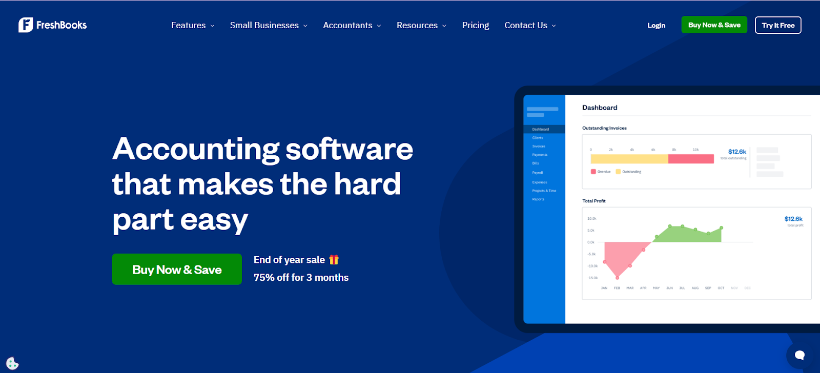 3. FreshBooks – أفضل 7 بدائل لـ QuickBooks في المملكة العربية السعودية لعام 2026