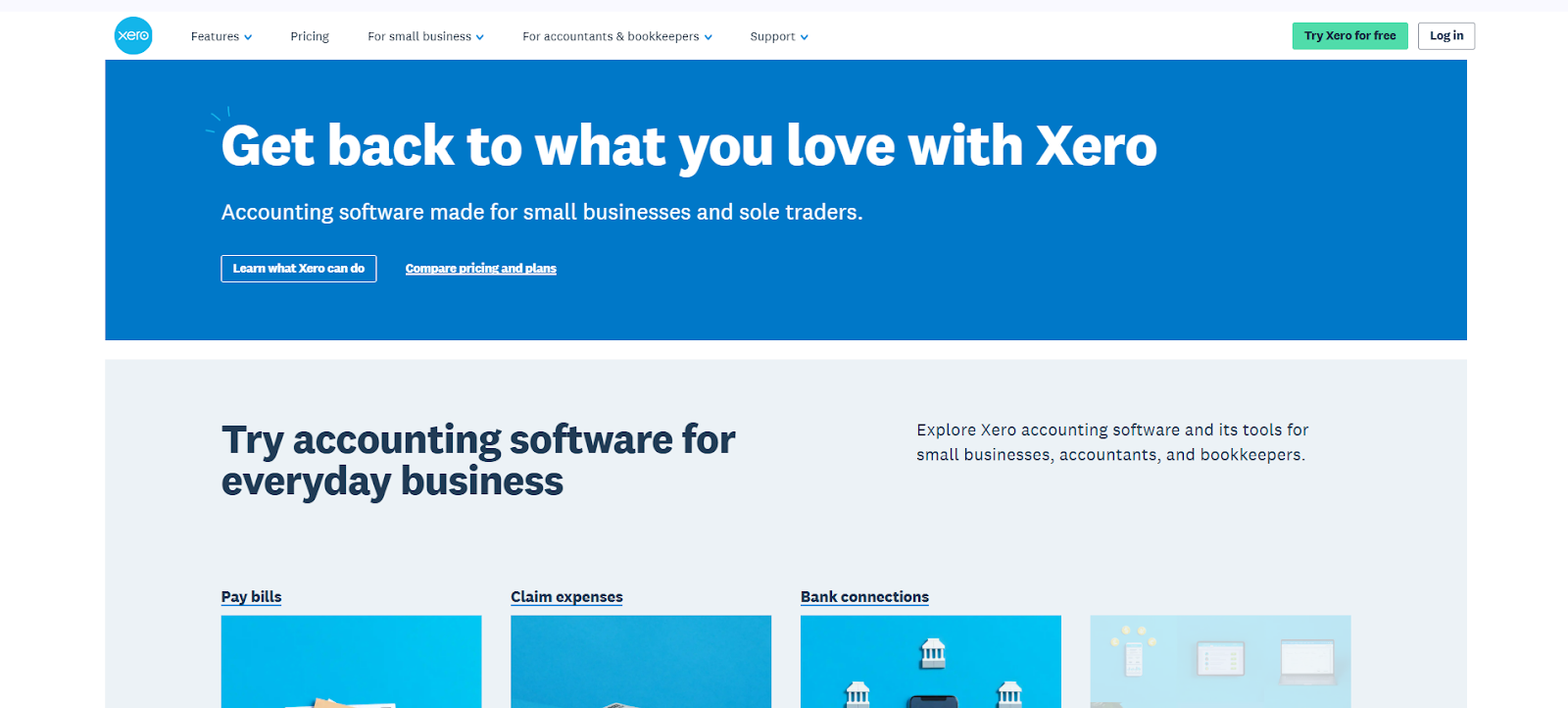 2. Xero – أفضل 7 بدائل لـ QuickBooks في المملكة العربية السعودية لعام 2026