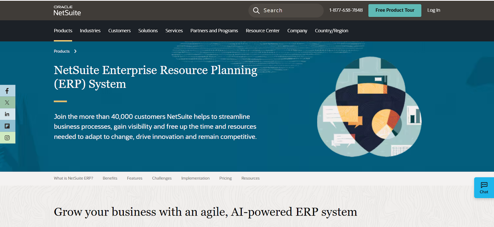 6. Oracle NetSuite – أفضل 7 بدائل لـ QuickBooks في المملكة العربية السعودية لعام 2026
