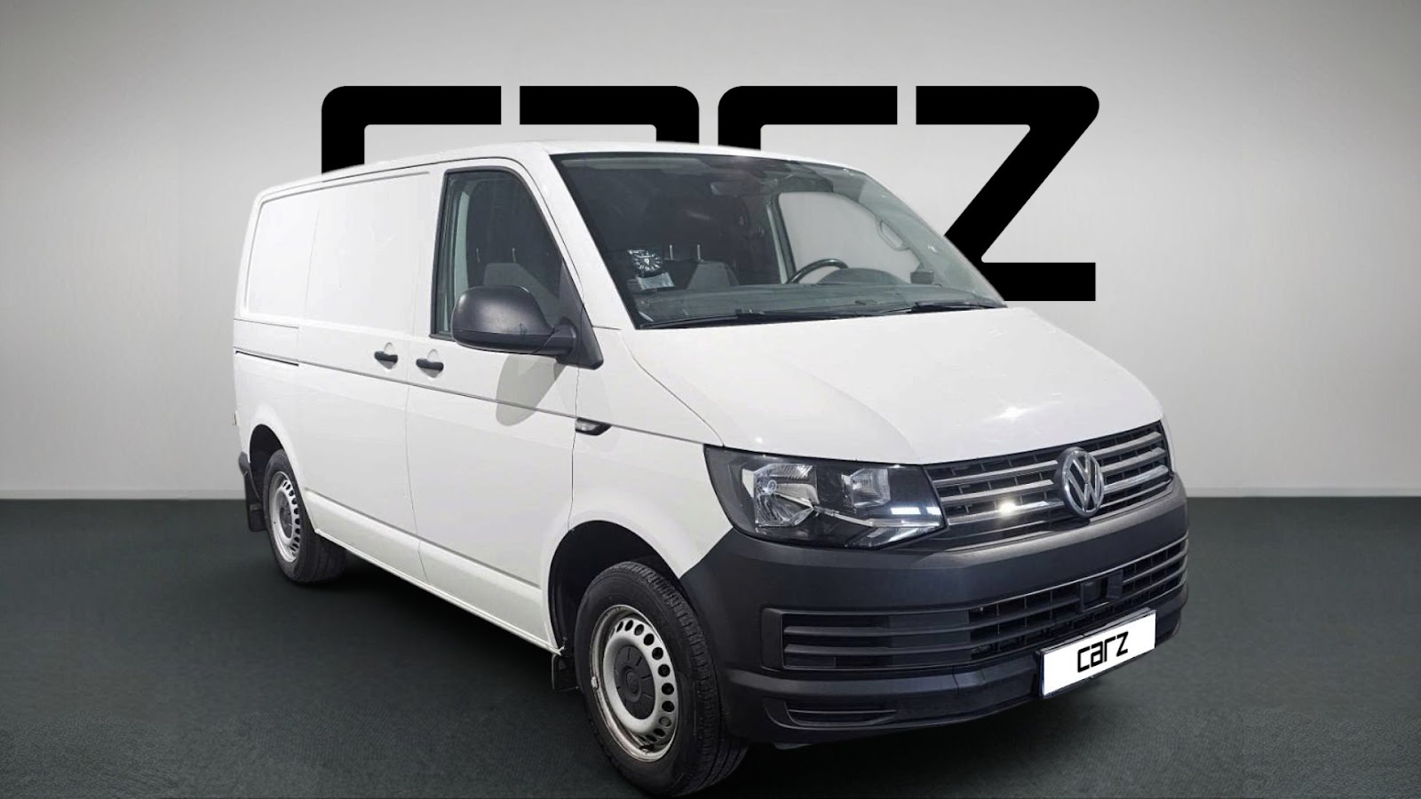 Volkswagen Transporter T6 L1H1 blanc, trois-quarts avant droit