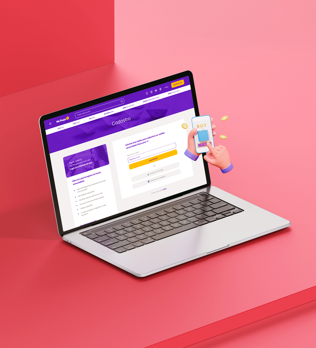 Portal Me Poupe!, redesenho do site de educação financeira: imagem 7 da galeria