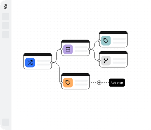 No-code workflow builder