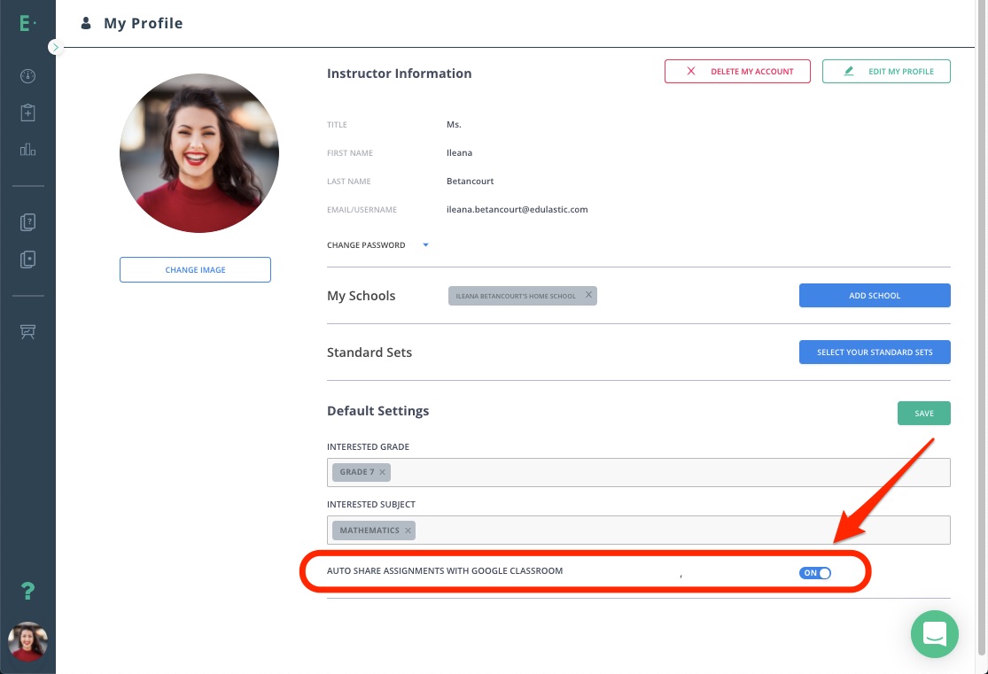 Autoshare assignments with Google Classroom