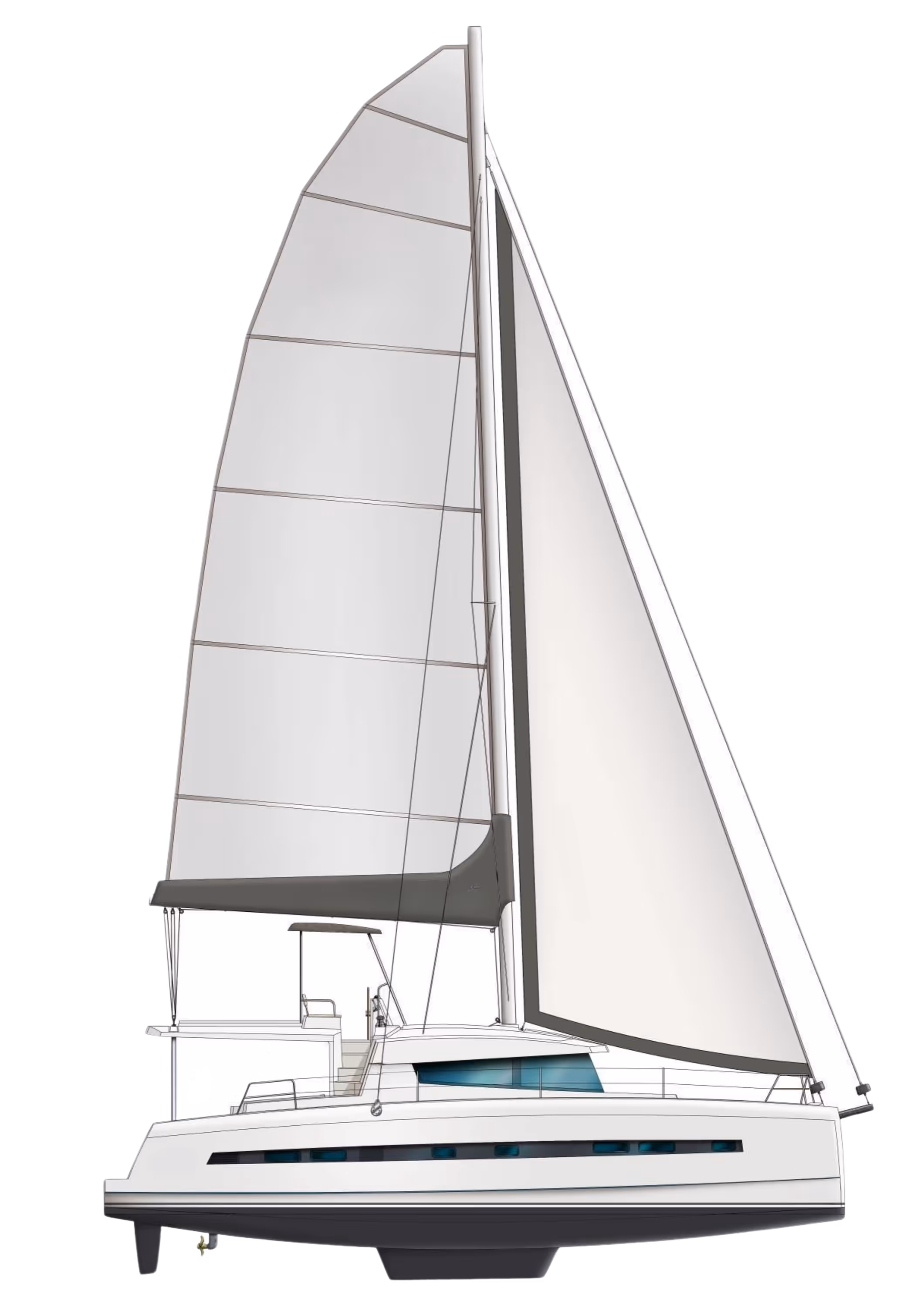 Yacht in 3D