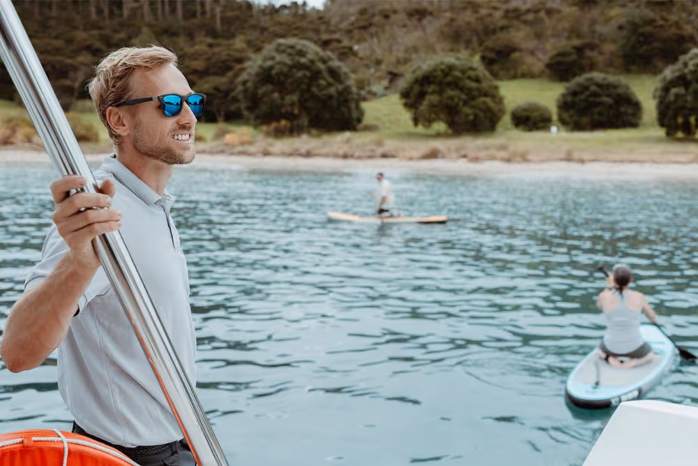 Captain and paddleboards