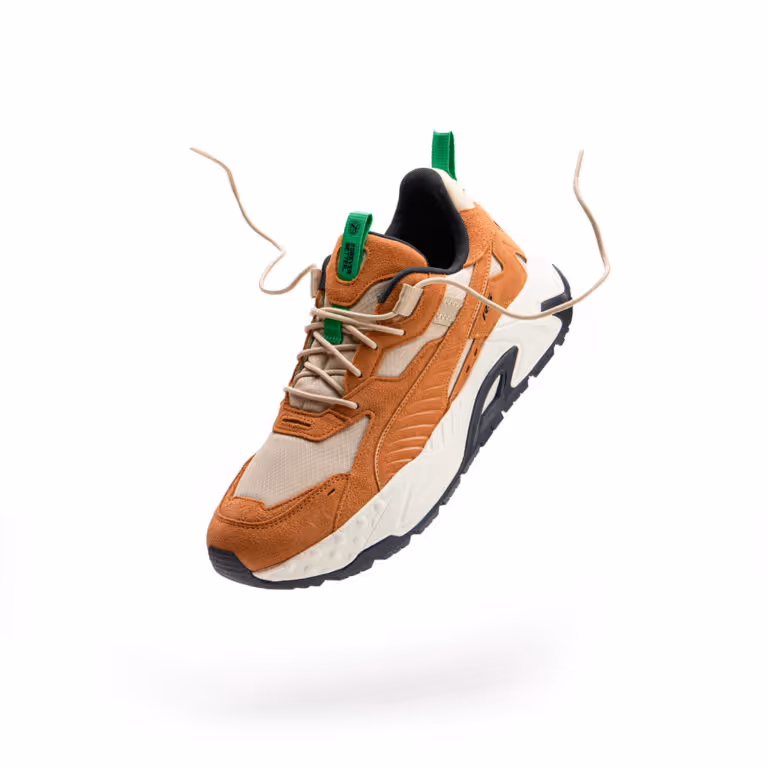 floating shoe product photography