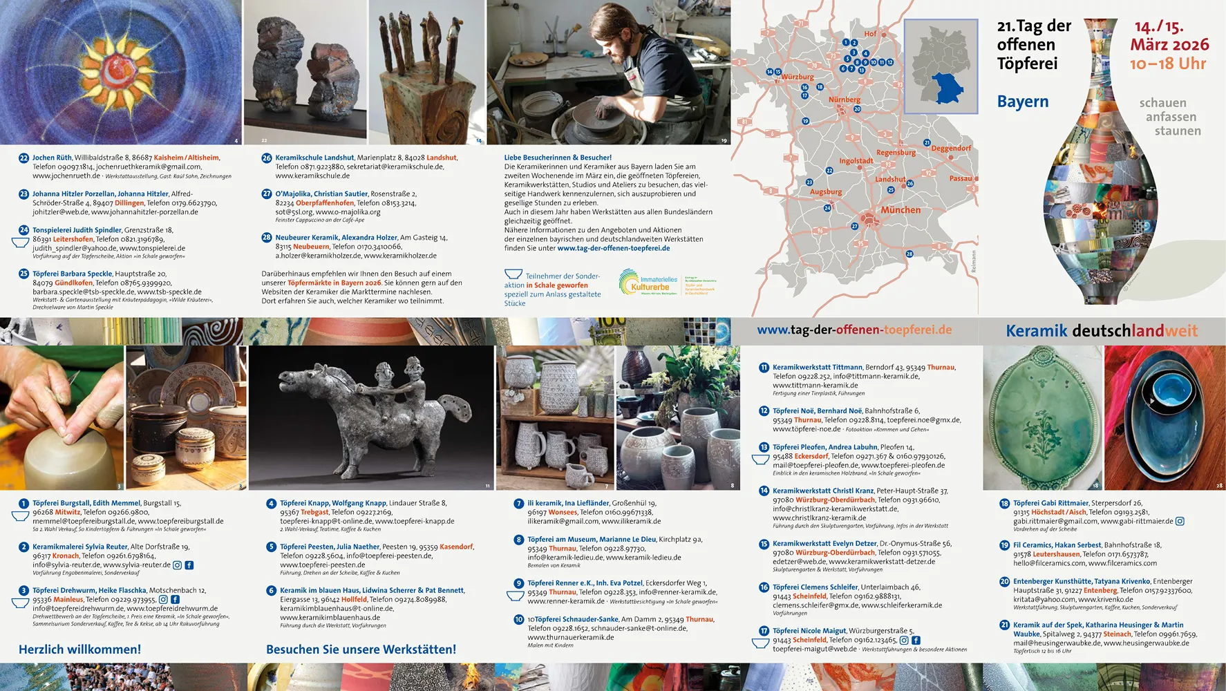 Faltblatt für Bayern 2026