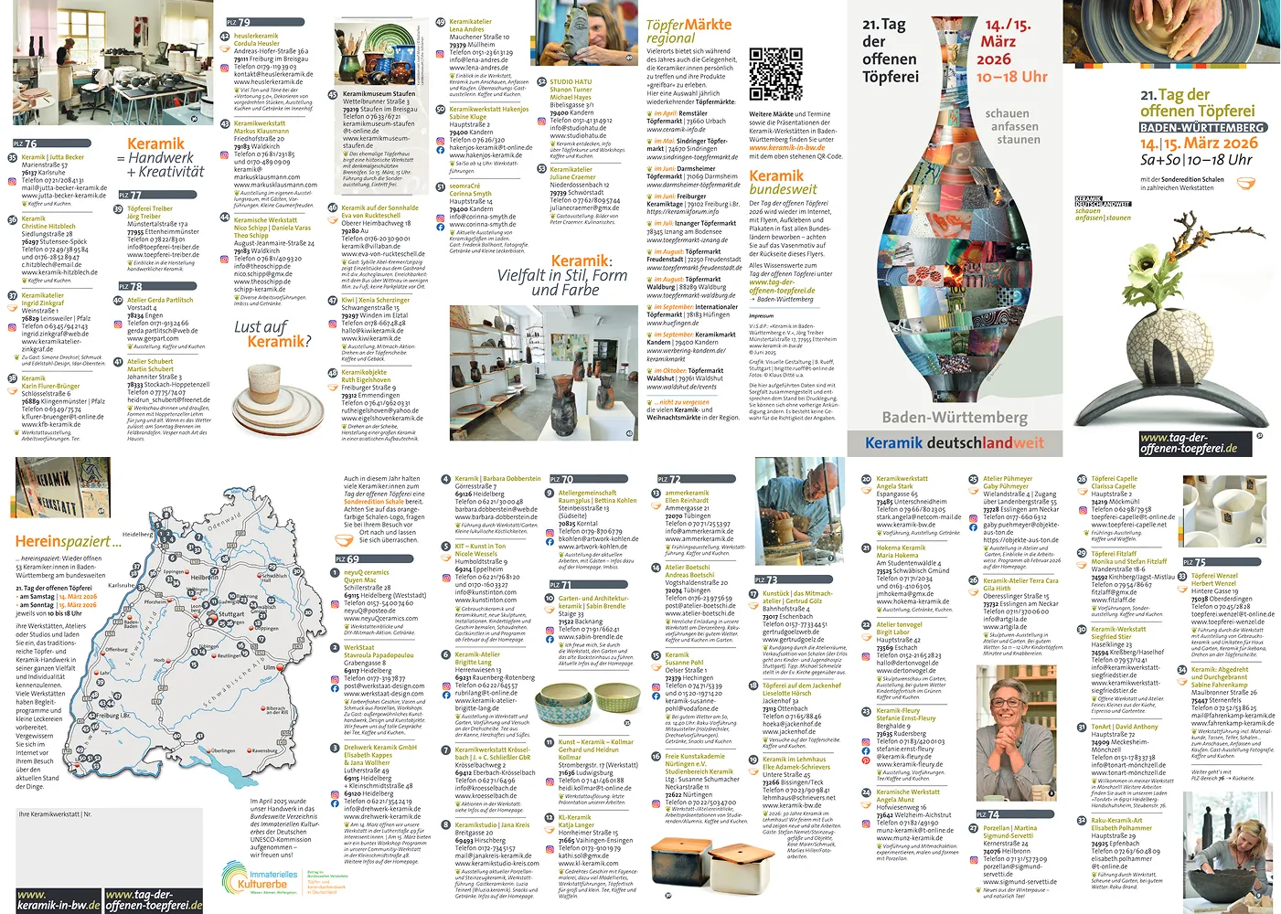 Faltblatt für Baden-Württemberg