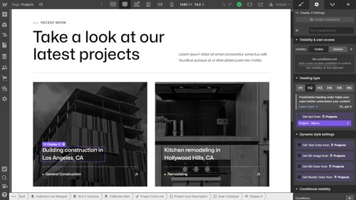 CMS Content - Construcfy X Webflow Template