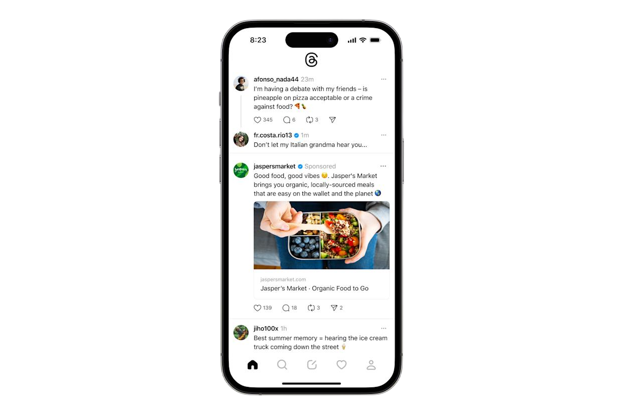 тредс реклама