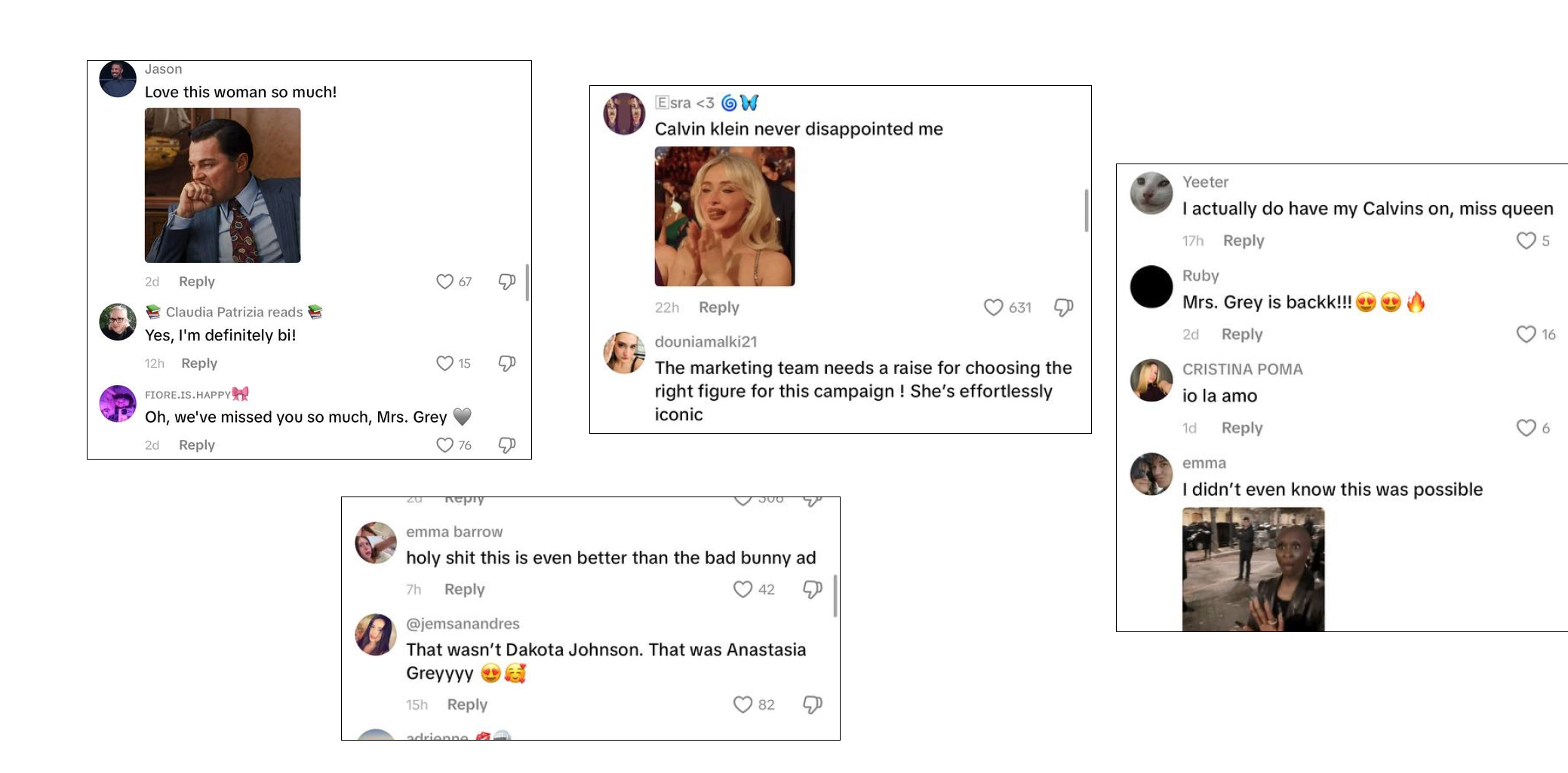 дакота джонсон калвін кляйн