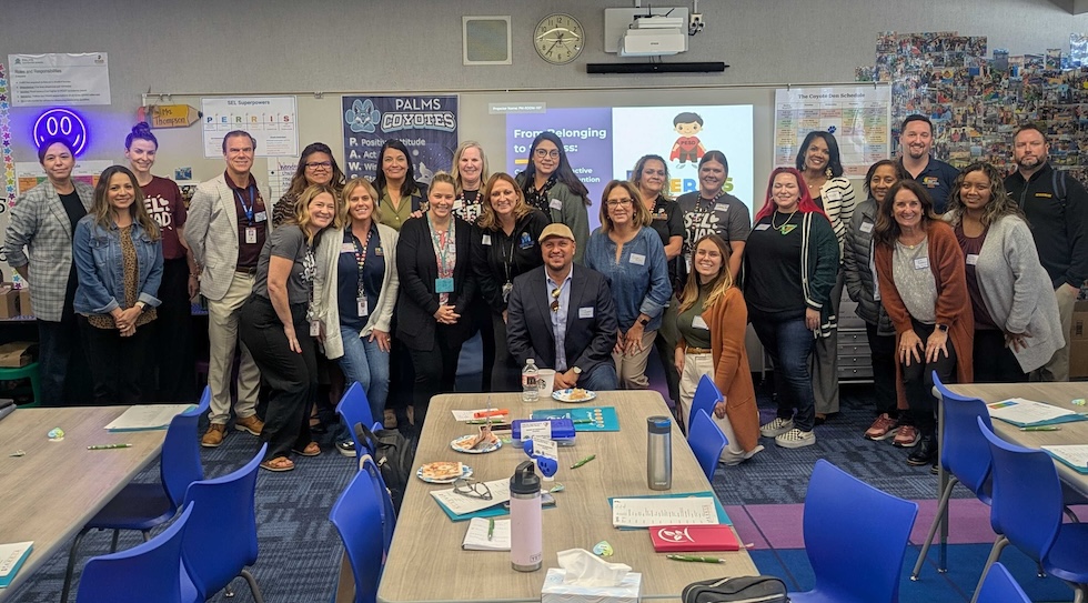 A Group of Leaders visited Perris ESD to Explore Community Schools and Belonging-Based Proactive Tiered Support