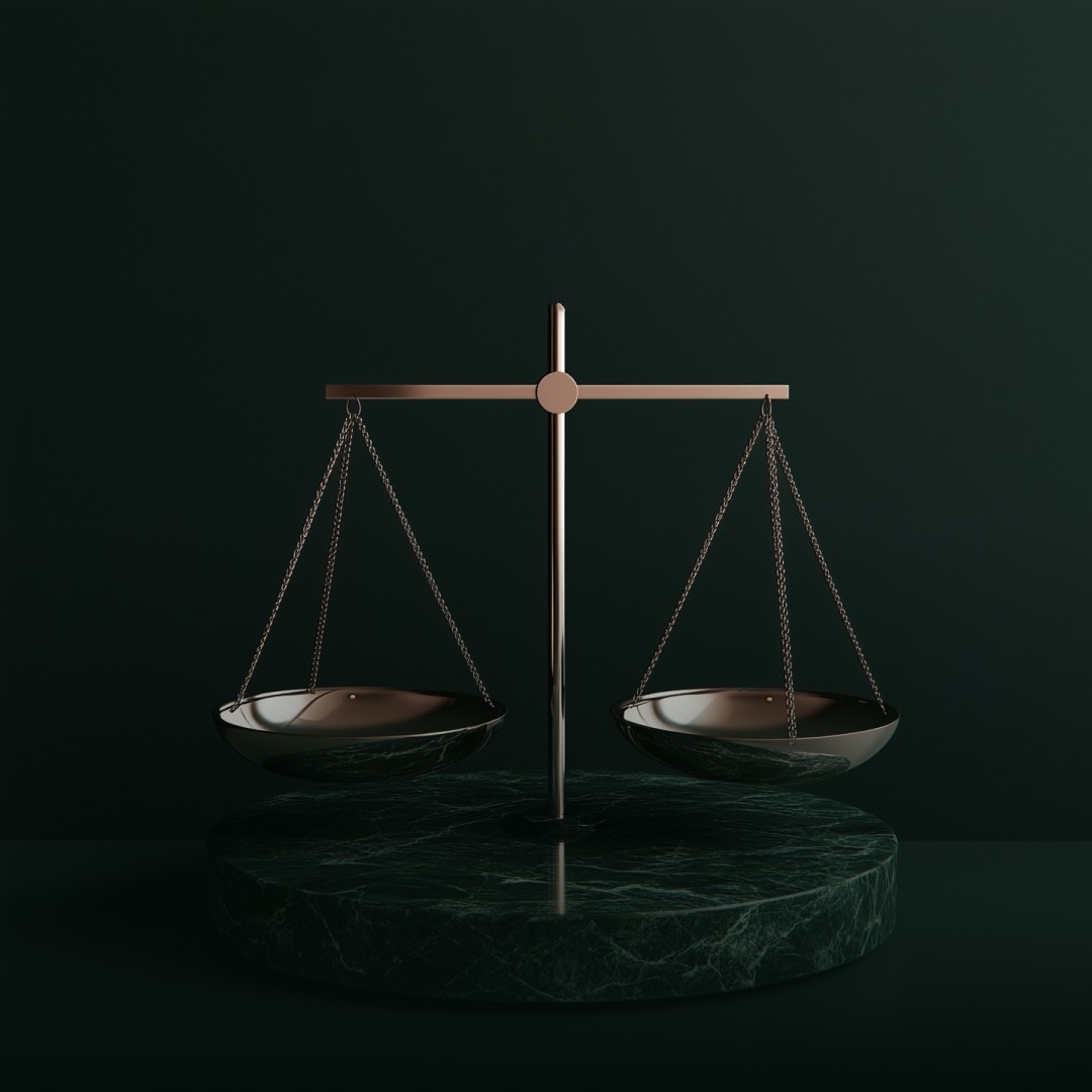 Balancing scale representing the formula for how to calculate opportunity cost in business. 