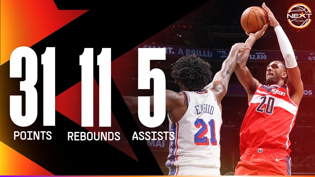 Alex Sarr (31 Points) highlights vs Philadelphia 76ers