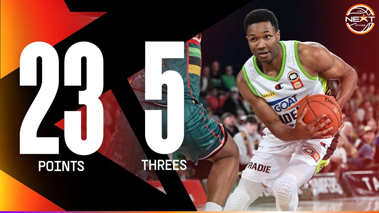 Malique Lewis (23 points) Highlights vs. Tasmania JackJumpers