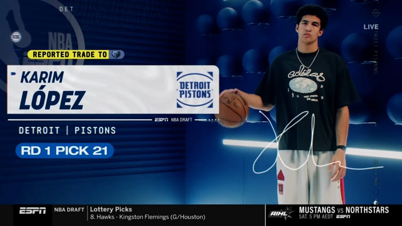 Karim Lopez Drafted by the Memphis Grizzlies at #21