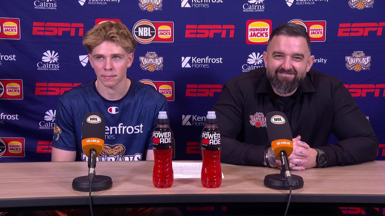 Adam Forde and Luke Paul press conference vs Brisbane Bullets - Round 4, NBL27