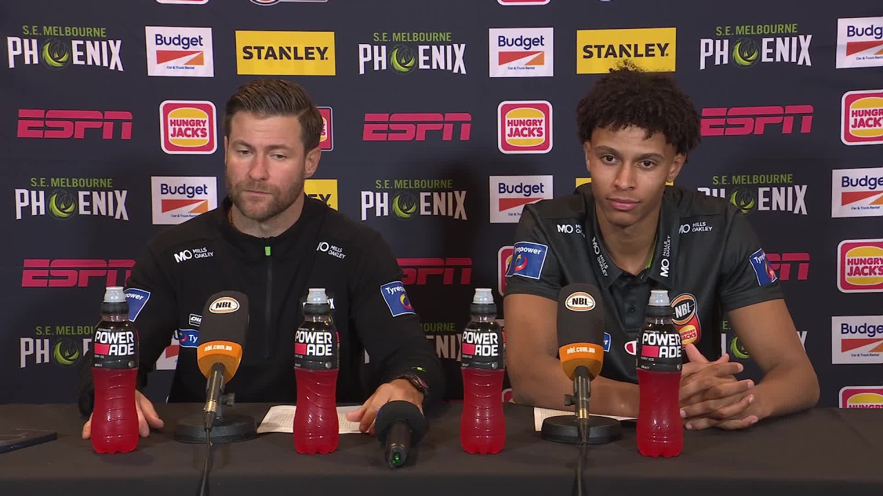 Josh King and Dash Daniels press conference vs Perth Wildcats - Round 1, NBL27