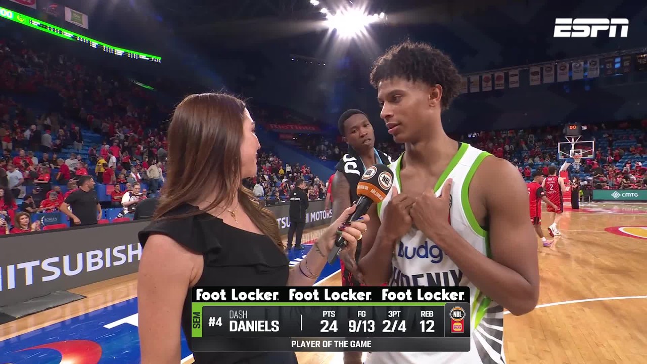 Dash Daniels post-game interview vs Perth Wildcats - Round 1, NBL27