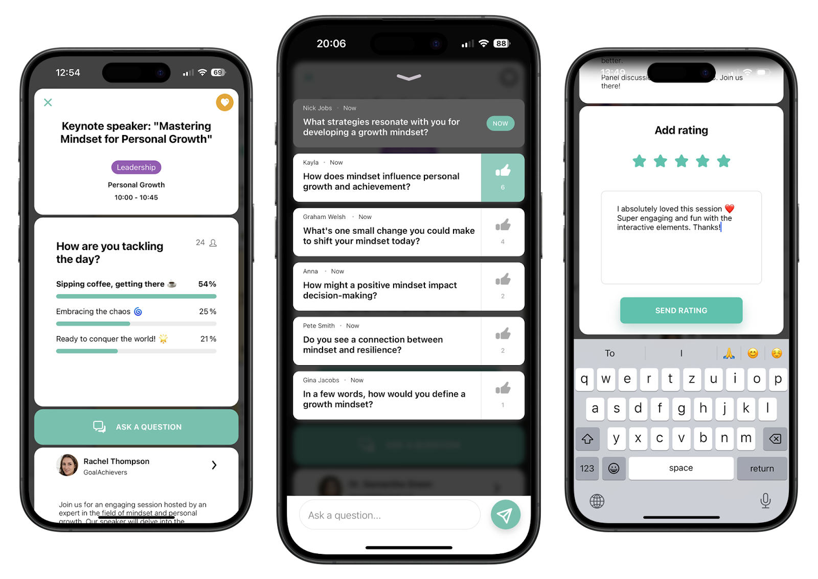 Eventee is the best Slido alternative and competitor out there.