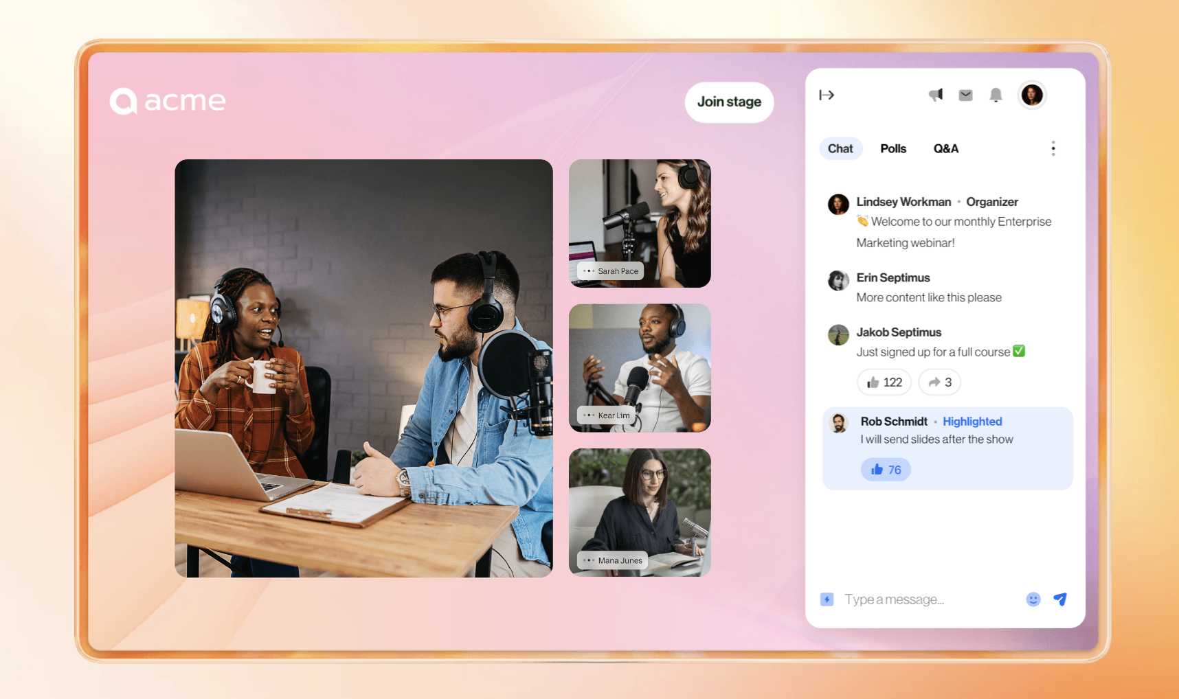 While Eventee is the top Whova alternative, another great alternative to Whova is RingCentral Events.