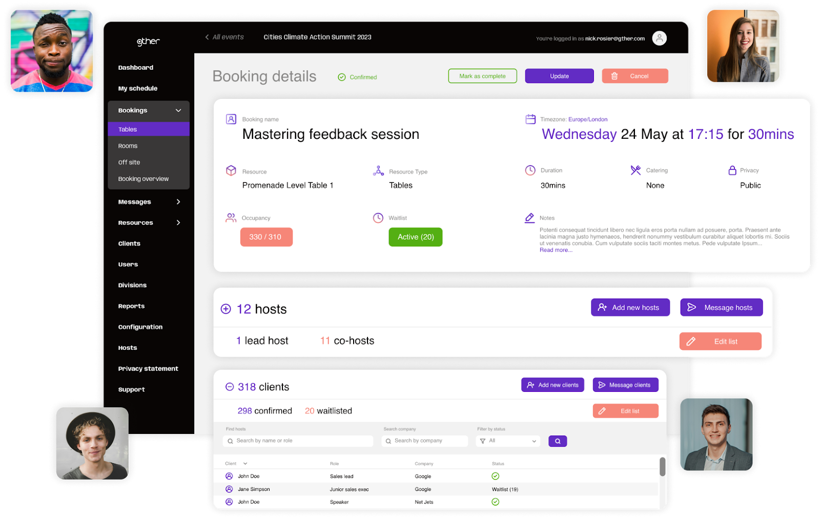 While Eventee is the top Whova alternative, another great alternative to Whova is Gther.