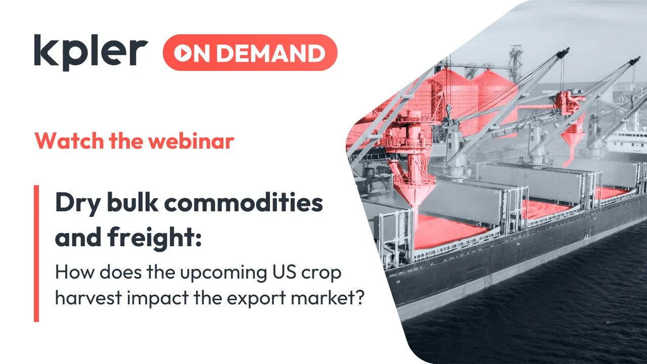 Dry bulk commodities and freight: How does the upcoming US crop harvest impact the export market?